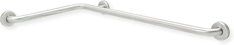 Inside Corner Grab Bar for Shower Bathtub - Stair Bed Hallway Toilet / Stand Assist Handrail / 304 Stainless Steel /