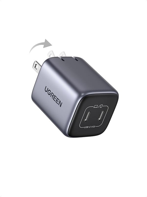 UGREEN Nexode 45W USB C Charger, 2-Port GaN Charger for iPhone 18 — GaN Chargers for gan chargers