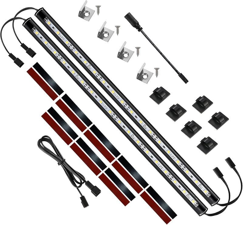 Litever Add-on 12" LED Light Bars 5000K 2-Pack. for Litever LL-027 — best under cabinet led lights for under cabinet