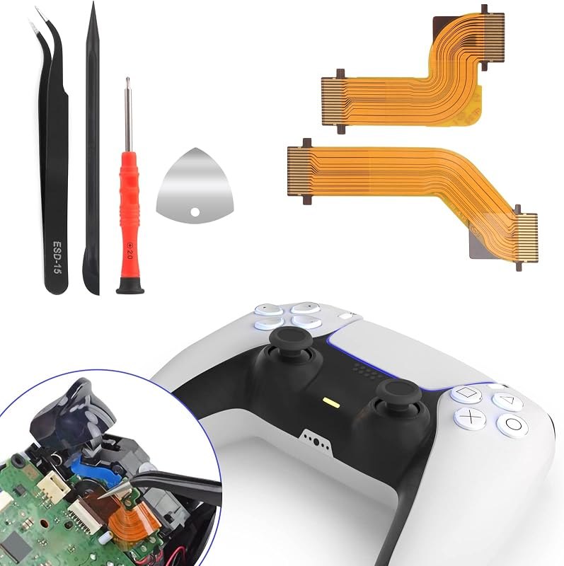 R2 L2 L1 R1 Flex Cable for Sony PlayStation 5 PS5 Connector Cable Replacement for PS5 Handle Controller Trigger Button