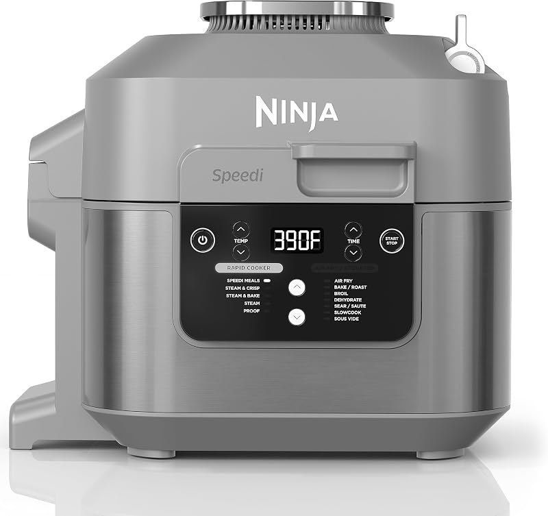SF301 Speedi Rapid Cooker & Air Fryer, 6-Quart Capacity, 12-in-1 Functions to Steam, Bake, Roast, Sear, Sauté, Slow