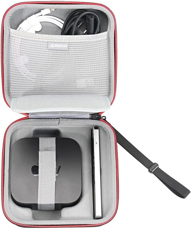 for Apple TV 4K 4th Generation, RLSOCO Carrying Case for Apple TV 4K & HD 4th/3rd/2nd Generation