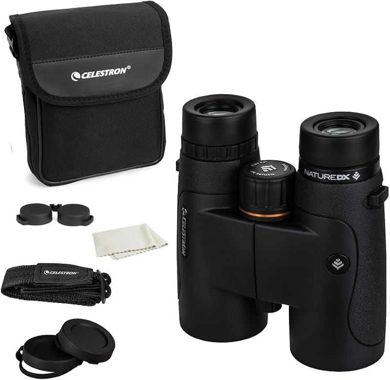 Celestron Nature DX 8x42 Waterproof Binoculars for Bird Watching & Outdoors — Northern Lights Viewing Binoculars for