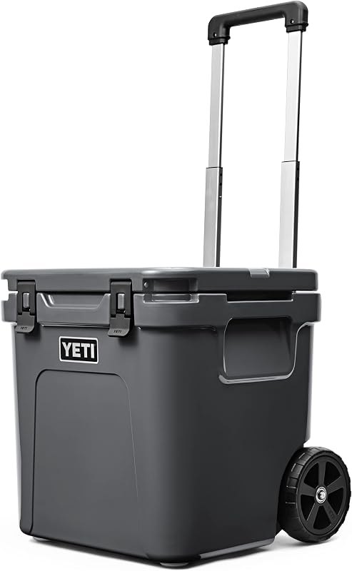 YETI Roadie 48 Wheeled Cooler with Retractable Periscope Handle — best outdoor camping cooler for outdoor camping cooler