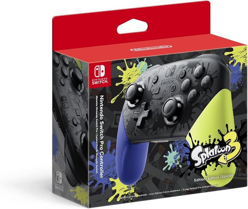 Nintendo Switch™ Pro Controller Splatoon™ 3 Edition — legend of zelda switch controller for legend zelda switch