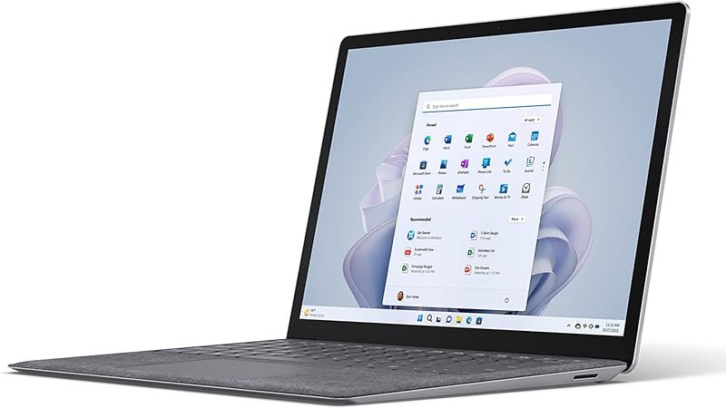 Microsoft Surface Laptop 5 (2022), 13.5" Touch Screen, Thin & Lightweight, Long Battery Life, Fast Intel i5 Processor