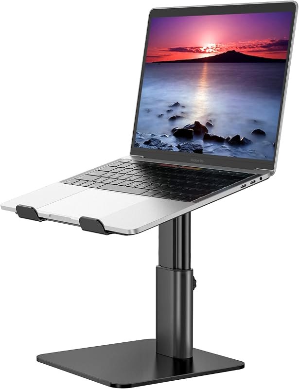 BESIGN LSX6N Laptop Stand, Ergonomic Adjustable Notebook Riser, Computer Holder, Laptop Mount Compatible with 10-15.6"