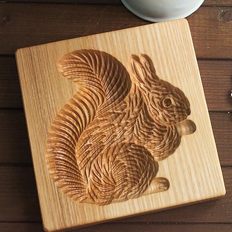 Wooden Cookie Biscuit Mold, 3D Baking Mold, Embossing Craft Decorating Baking Tool, Suitable for Halloween