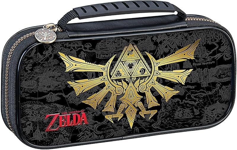 Game Traveler Deluxe Licensed Travel Case Designed for Nintendo Switch, Lite, OLED, Legend of Zelda - R.D.S