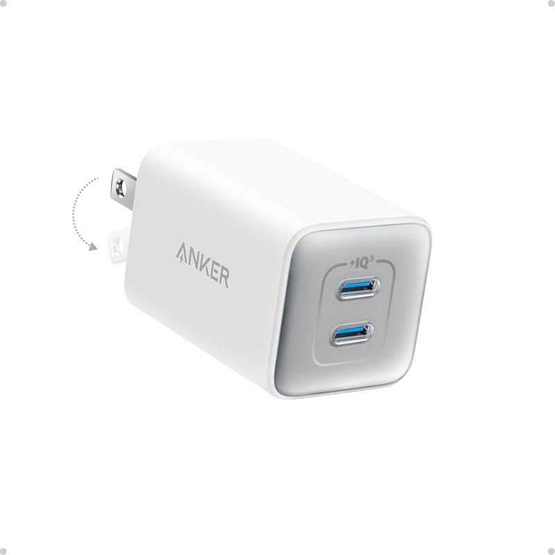 Nano Phone Charger,47W Max 2-Port GaN Fast Charger USB C — Anker 67W GaN charger for anker 67w gan charger