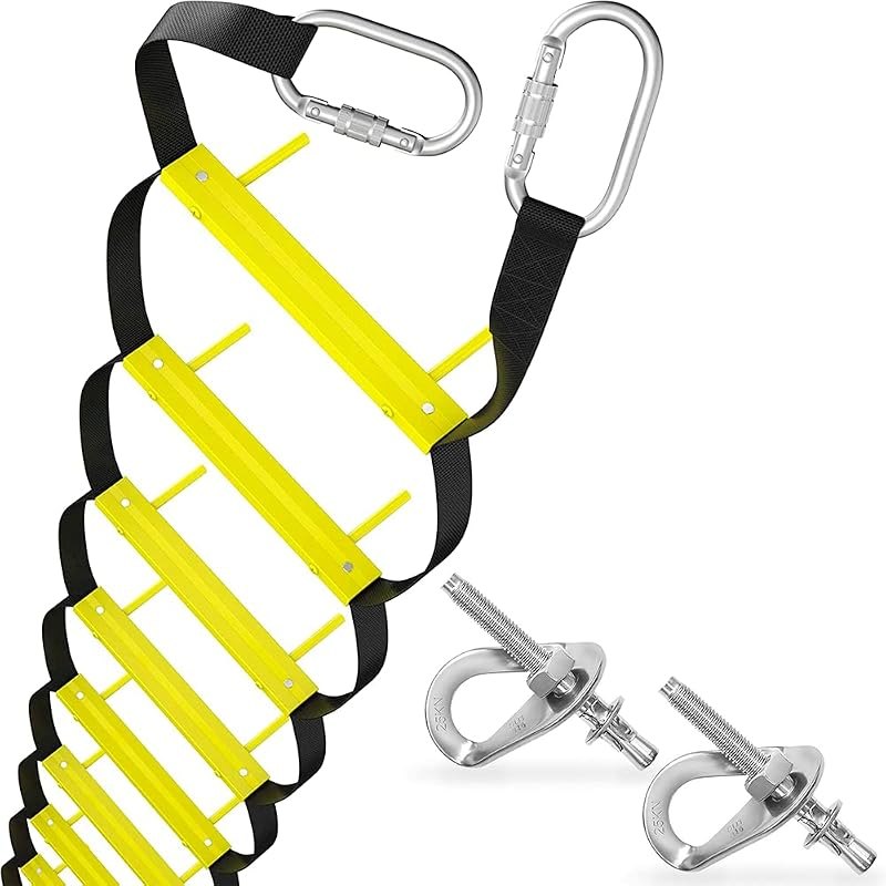 Certified Fire Escape Ladder 3 Story 24ft — window escape ladder for window escape ladder