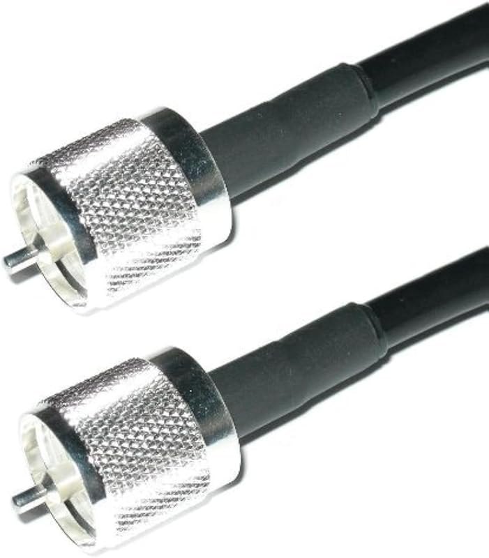 MPD Digital I LMR240 Coaxial Cable I PL259 Male to PL259 Male MPD Connectors I Low Loss RF Coax I CB, Ham Radio