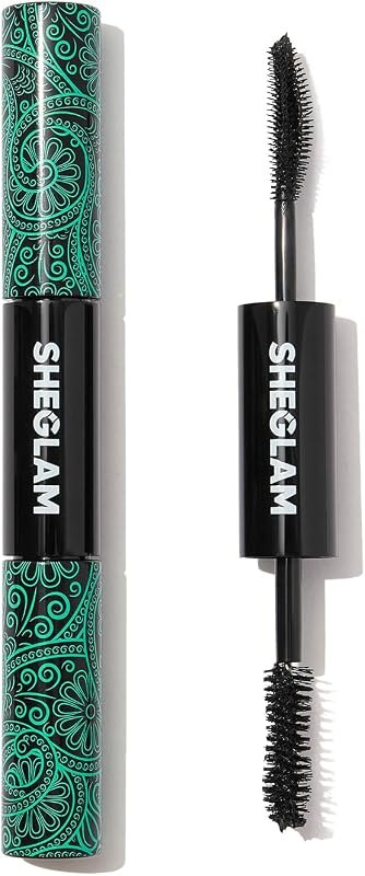 SHEGLAM 2 In 1 Black Volume and Length Waterproof Mascara Long Lasting Dual-Ended Tubing Eye Makeup — makeup