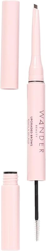 Wander Beauty Women's Upgraded Brows Pencil & Treatment Gel Duo, Medium Brown, 1 Count (Pack of 1) — best beauty brow
