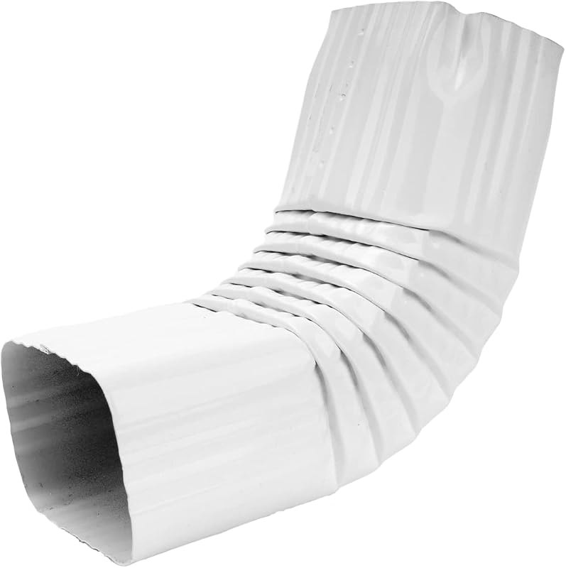 Gutter Downspout Elbow-Rain Gutter Downspout Extension High (2x3"A" Style) — rain downspout extender for rain
