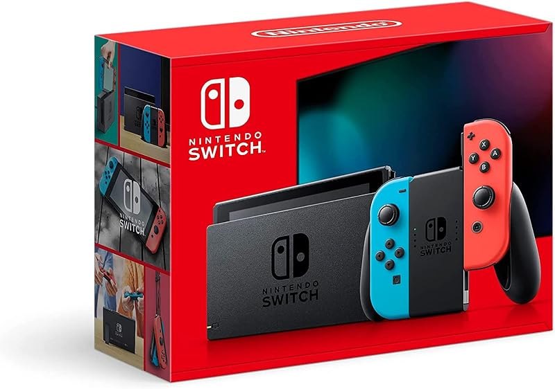Nintendo Switch with Neon Blue and Neon Red Joy-Con - Handheld Gaming Console — best switch 2 handheld for switch