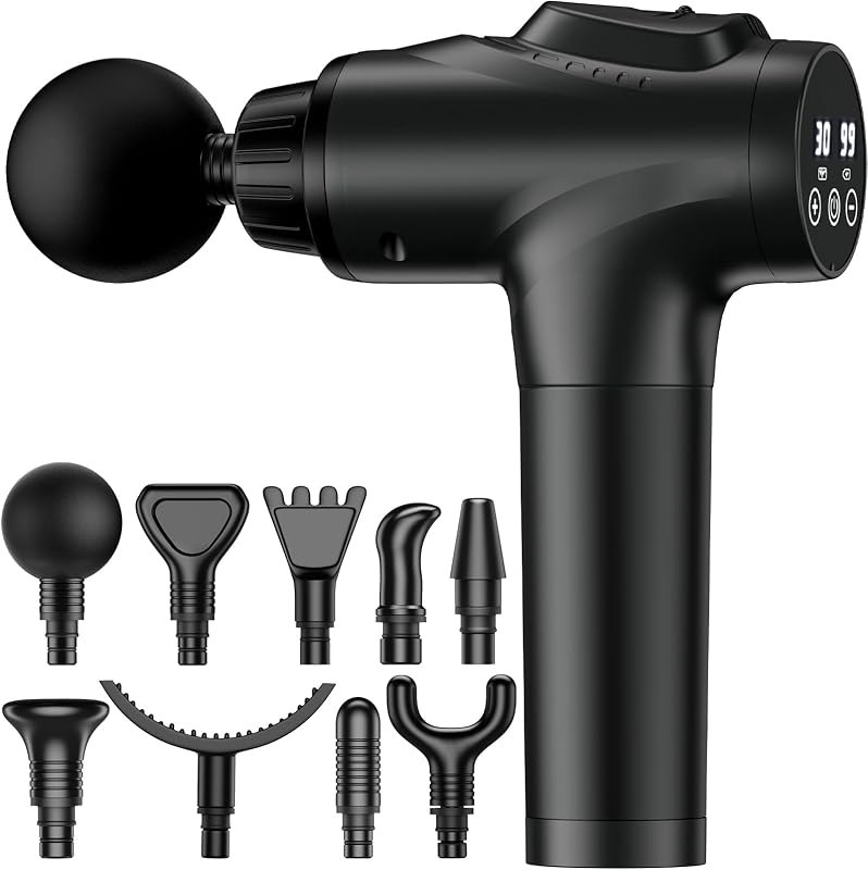 APHERMA Massage Gun, Muscle Massage Gun for Athletes Handheld Electric Deep Tissue Back Massager, Percussion Massage