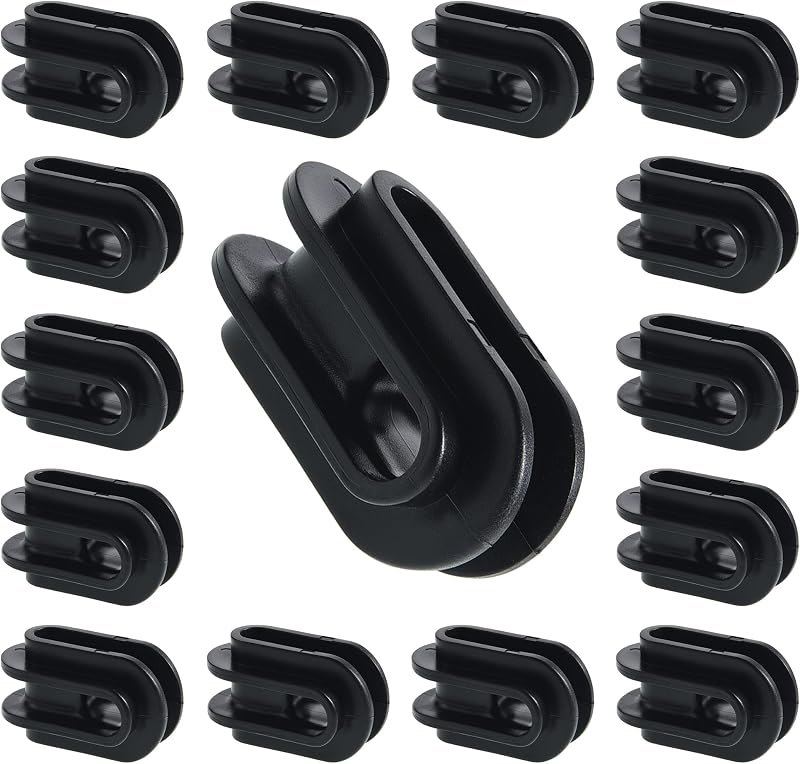 Electric Fence Insulator for Corner or End Post, 24 Pack, Black — farm fence insulator for farm fence insulator
