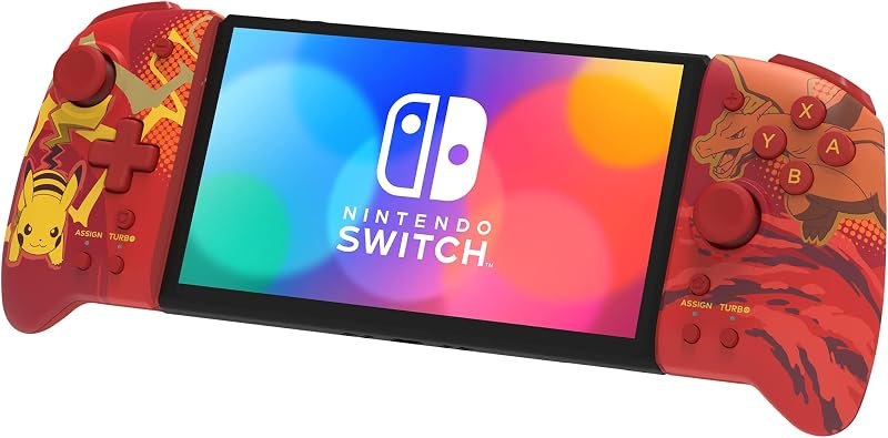 Nintendo Switch Split Pad Pro (Pikachu & Charizard) - Ergonomic Controller for Handheld Mode - Officially Licensed by