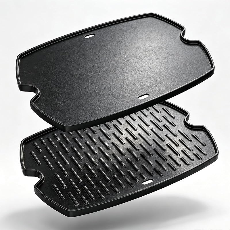7582 Cooking Griddle for Weber Q100 Q1200 Q1400 Q120 Q1000 Gas Grills, 50060001 51060001 52020001,BBQ Accessories for