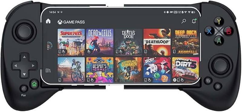 ShanWan Mobile Game Controller for iphone/Android with PHONE CASE Support, Bluetooth Wireless Gamepad - PS Remote