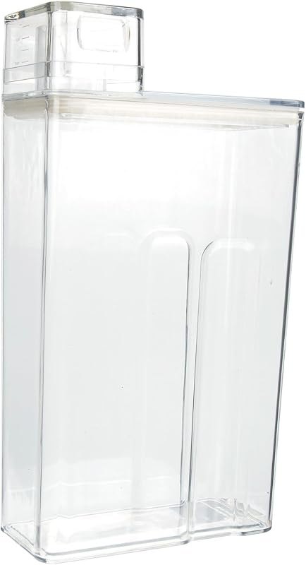 Ipetboom Laundry Dispenser Clear Powder Soap Dispenser Plastic Fabric Softener Dispenser Bottle Transparent Lotion Sub