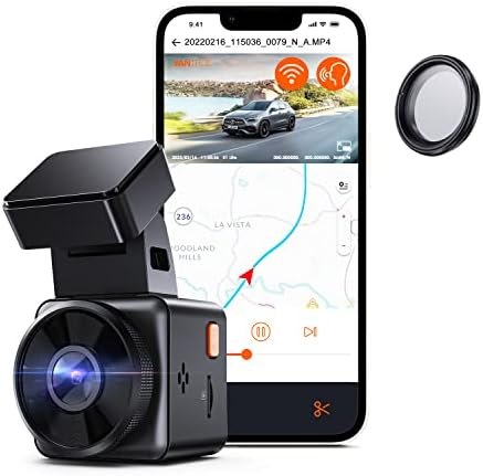 【Bundle: Vantrue E1 Lite 1080P WiFi Mini Dash Cam + CPL】antrue E1 Lite 1080P WiFi Mini Dash Cam with GPS and Speed