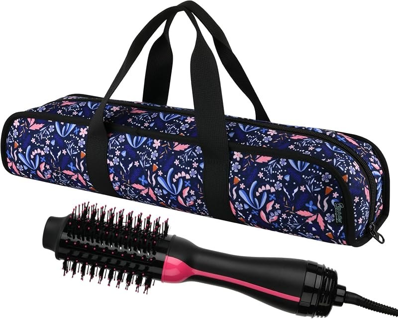 Travel Case for Blow Dryer Brush, Storage Carrying Bag for Revlon Hair Dryer Brush Original 1.0/Plus 2.0, Portable