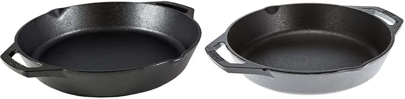 Cast Iron Skillets Bundle (L10SKL + L8SKL)