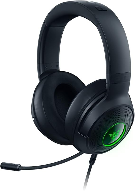 Kraken V3 X USB - Wired USB Gaming Headset (Ultra-Lightweight at 285g, Triforce 40 mm Drivers, HyperClear Cardioid