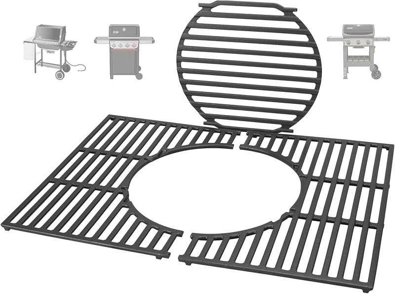 64812 Grill Grates for Weber GS4 Spirit II/I 300 Series Gourmet BBQ System — grill grate set for grill grate set