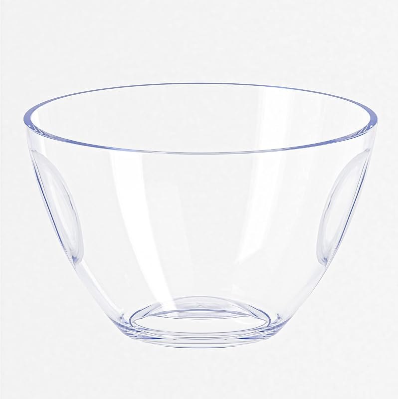 Ice Buckets for Parties - Ice Bucket - 5 Liter Clear Acrylic Champagne Bucket with Easy-to-Carry Handles - Indoor and