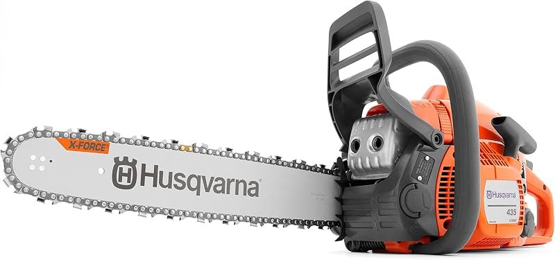 Husqvarna 435 Gas Chainsaw, 40-cc 2.2-HP, 2-Cycle X-Torq Engine, 16 Inch Chainsaw with Smart Start, For Wood Cutting