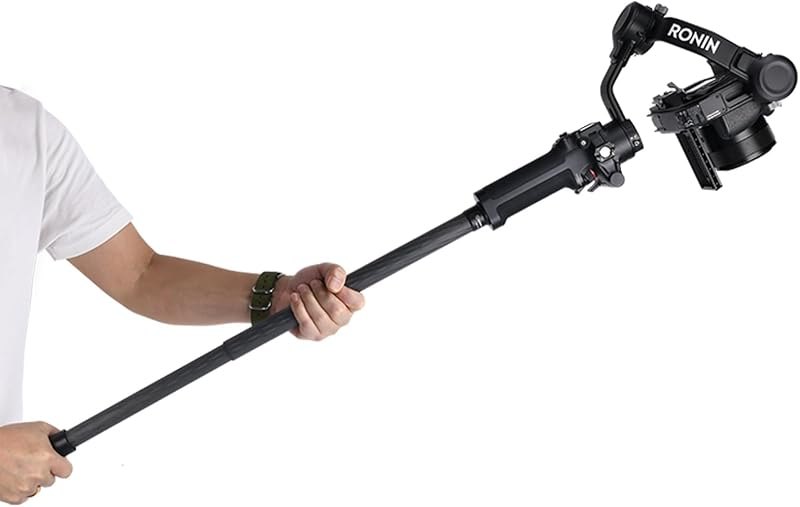 SUNWAYFOTO SEP-26 63cm Gimbal Extension Pole, 26mm Carbon Fiber Tube, 2 Sections, Universal Rod for Tripod and