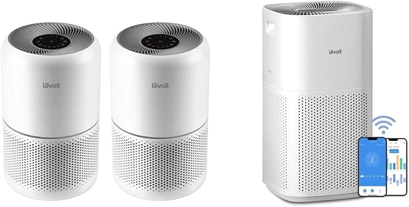Air Purifiers for Home Allergies Pets Hair Dust Smoke Pollutants Odor Removal, Covers Up to 1095 Sq.Foot — Levoit Core