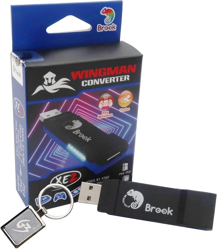 Mcbazel Brook Wingman XE2 Converter for Xbox Series X&S/Xbox One/Elite 2/ PS5/ PS4/ PS3/ Switch/Switch2 Controllers to