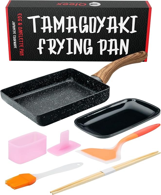 Oleex Tamagoyaki Pan Set — kitchen Japanese Chopsticks for kitchen japanese chopsticks