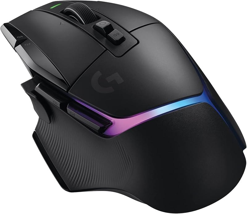 Logitech G502 X Plus Lightspeed Wireless Optical Mouse with LIGHTFORCE Hybrid switches, LIGHTSYNC RGB, Hero 25K Gaming