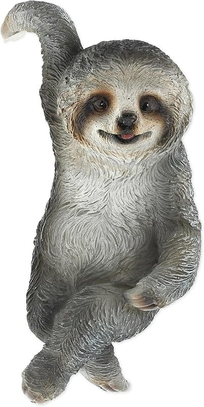 Distinctive Designs Grey Sloth Decorative Plant Pot Hanger — Giant Plant Pot for giant plant pot