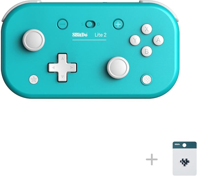8Bitdo Lite 2 Wireless Gamepad Bluetooth Controller - Turquoise — best Compact Wireless Gamepad for compact wireless