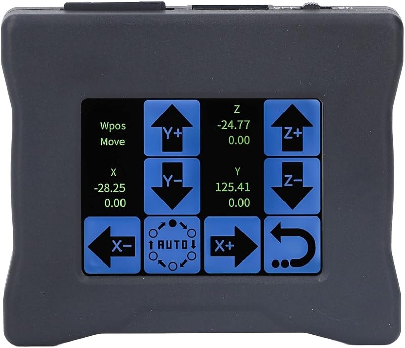 CNC Offline Controller, Offline Control Module with HD LCD Touchscreen, Manual Control CNC Controller for 3 Axes
