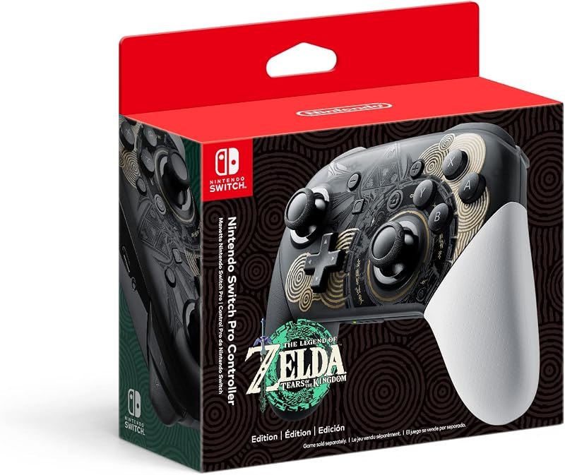 Nintendo Switch Pro Controller - The Legend of Zelda: Tears of the Kingdom Edition — zelda switch pro controller for