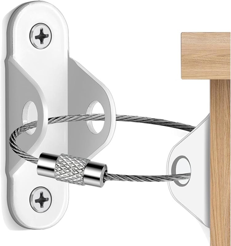 Ougourim Furniture Anchors 10 Pack, Anti Tip Kit for Baby Proofing — Non-Slip Furniture Anchors for non slip furniture