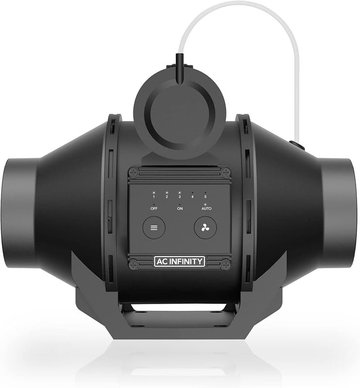 AC Infinity Automatic Booster Duct Fan 4" Inline Fan with Pressure Switch — best hvac register booster for hvac
