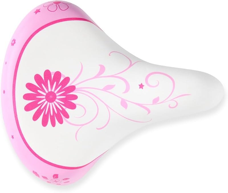 Wide Kids Bike Seat for Girls Bike, Comfortable Kids Bike Seat Fit for 12 14 16 18 20 inch Mountain Road Bicycle —