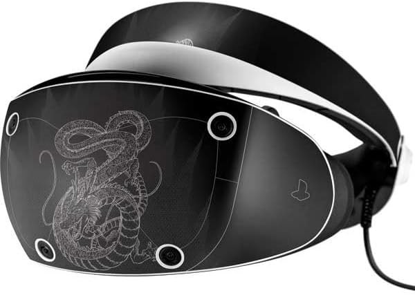 Decal Gaming Skin Compatible with PlayStation VR2 - Officially Licensed Dragon Ball Z Negative Shenron Design