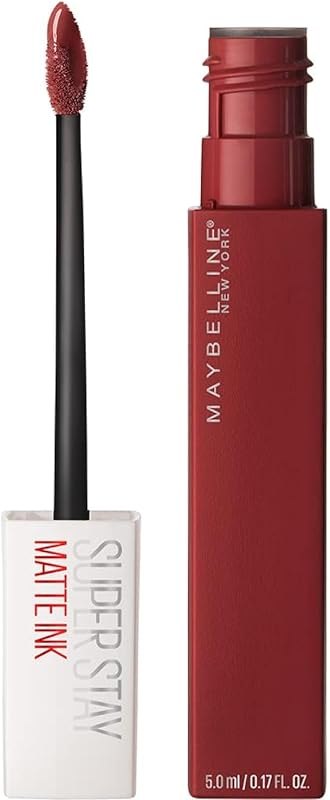 MAYBELLINE Super Stay Matte Ink Liquid Lipstick Makeup Long Lasting High Impact Color Up to 16H Wear Exhilarator Ruby