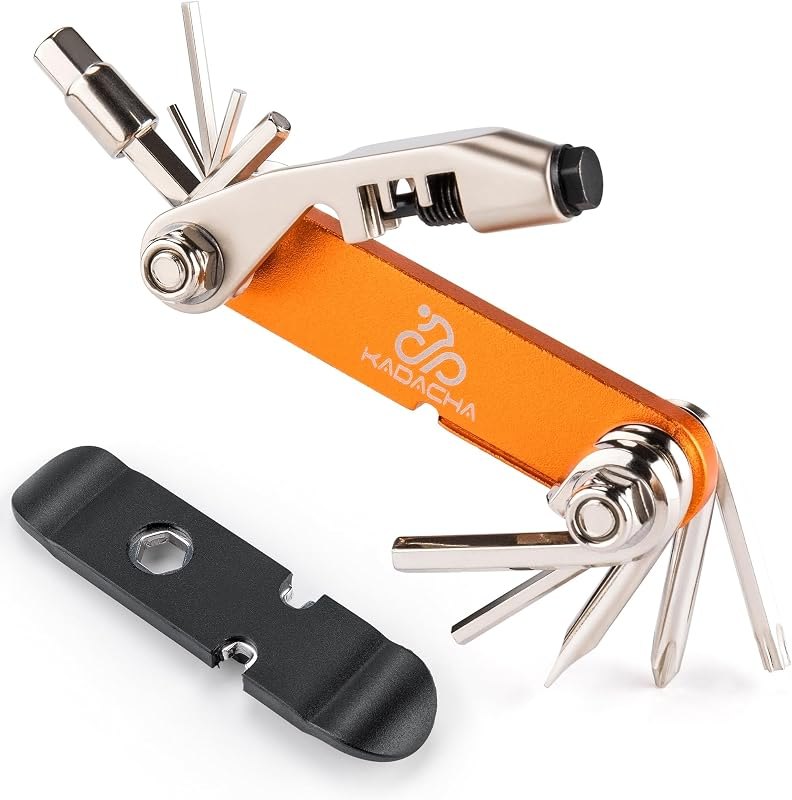 Multitool - Chain Tool/Torx/Hex/Screwdriver - Bicycle Repair Kit Compact and Lightweight for Road and Mountain Bikes