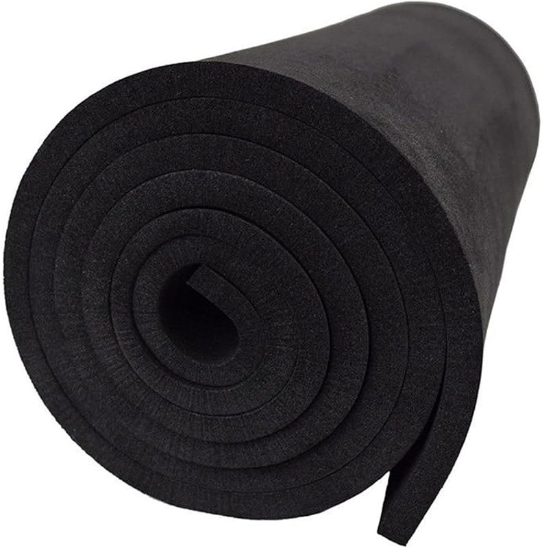 Acrux7 10mm EVA Foam Sheets, 13” x 78” EVA Foam Cosplay Foam, Black Foam Sheets for Crafting Model, Cosplay, DIY