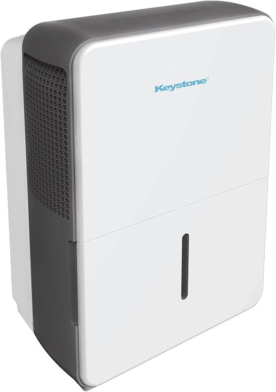 Keystone 50-Pint Portable Dehumidifier for Basement, Garage, Living Room, and Extra Large Rooms up to 4,500 Sq.Ft